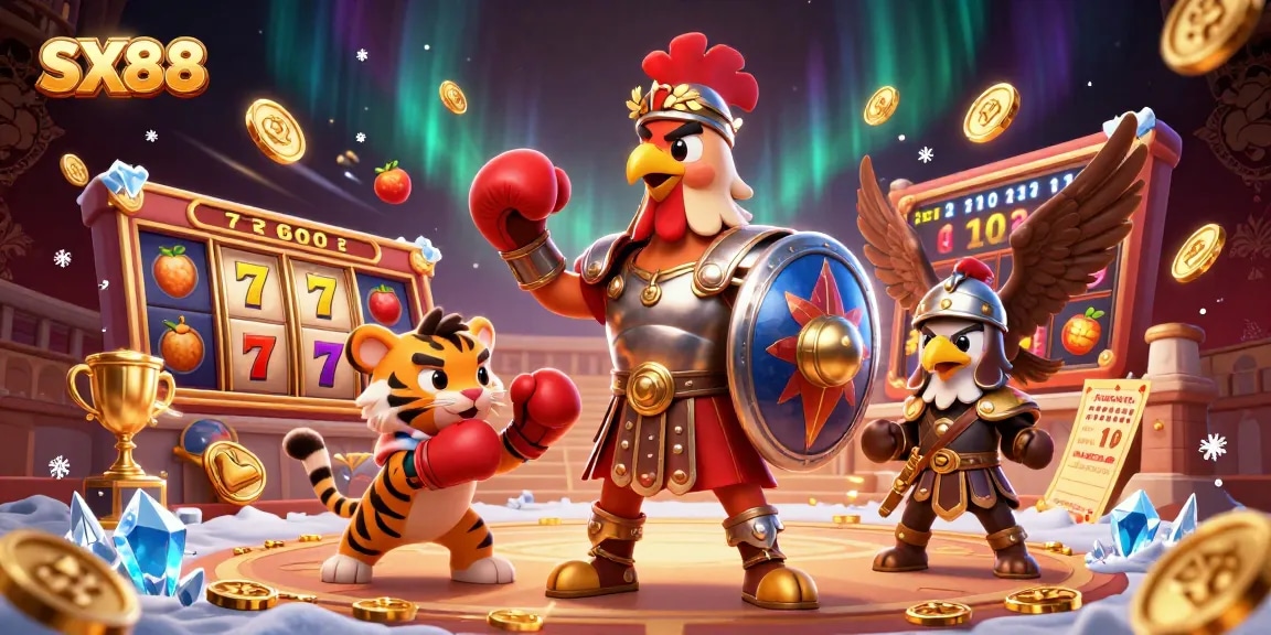 SX88 offers an engaging online gambling experience with thrilling slot games and vibrant visual elements.