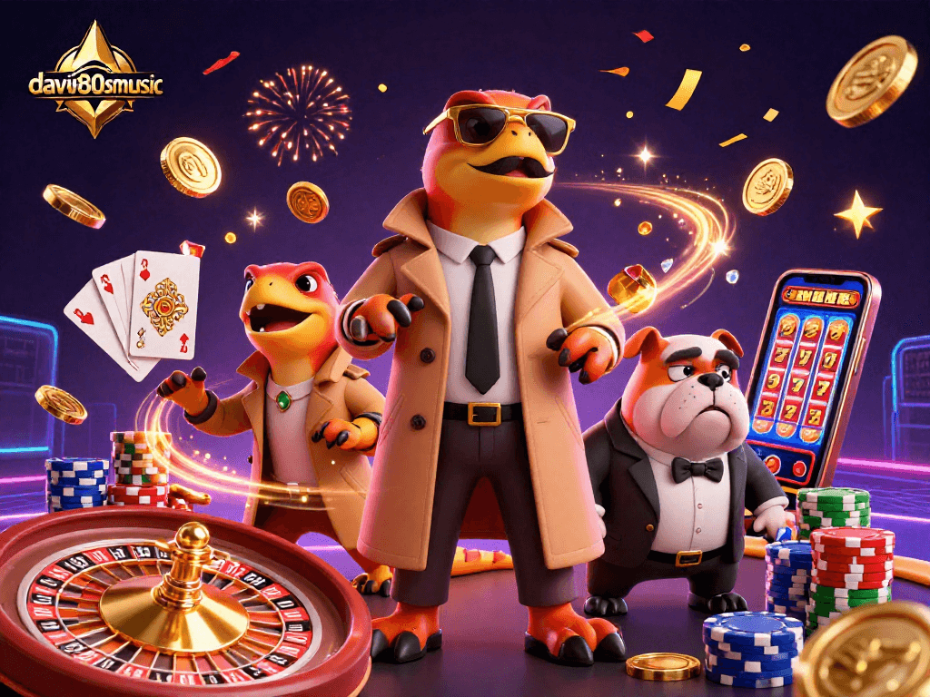 Experience the fun of gambling with davis80smusic as raptors cleverly infiltrate a casino.