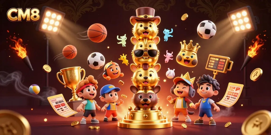 Experience thrilling gameplay at CM8, featuring dynamic sports elements and a vibrant casino atmosphere.