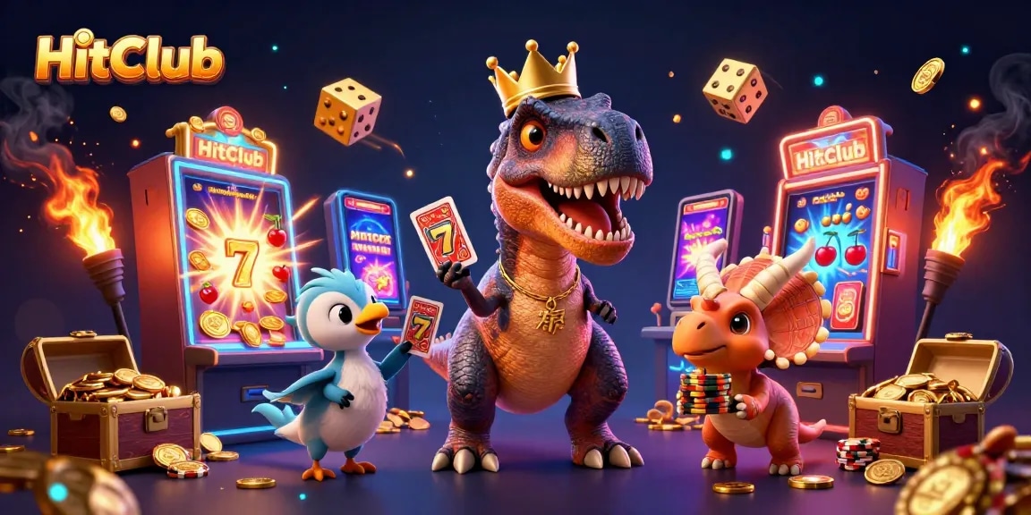 HitClub brings a vivid casino experience with colorful elements, engaging characters, and exciting gaming features.