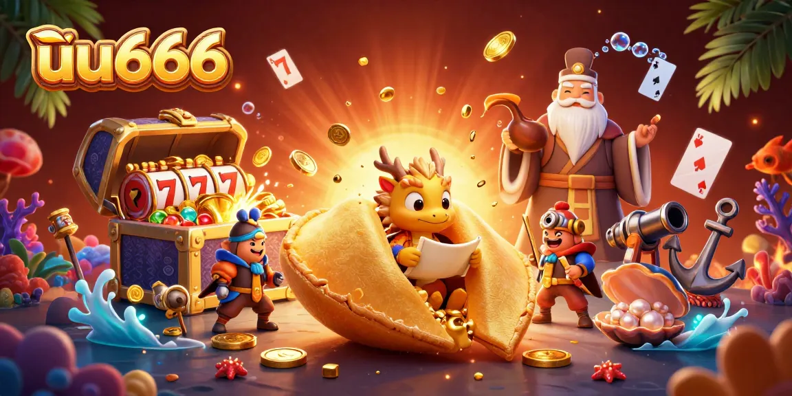 Experience thrilling slots action at uu666 in a stunning 3D casino world filled with gold and fortune.