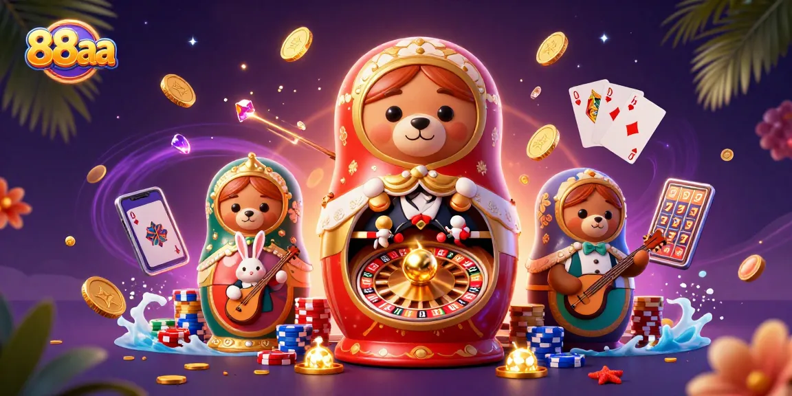 Experience the thrill of 88aa casino with vibrant characters and dynamic game elements.