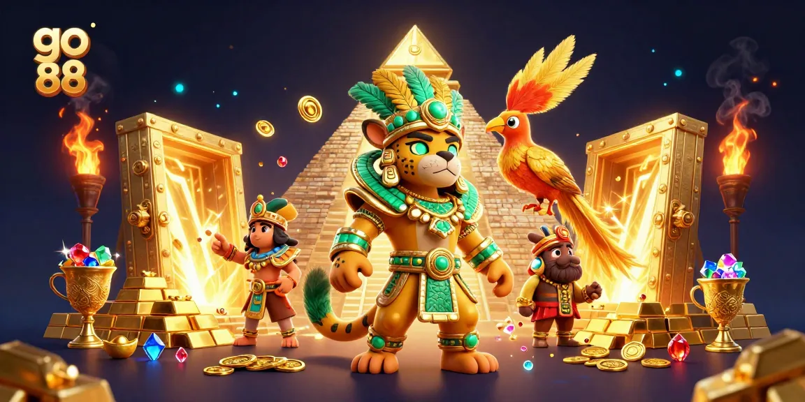 Win big with go 88 at an immersive casino experience featuring treasures and vibrant elements.