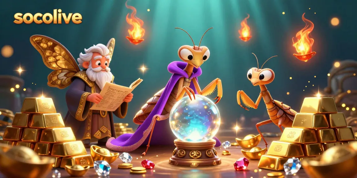 Socolive delivers stunning views as the fortune teller reveals winning chance through a crystal ball.