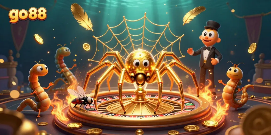Engage with go 88 by placing bets in a vibrant casino world filled with golden elements.