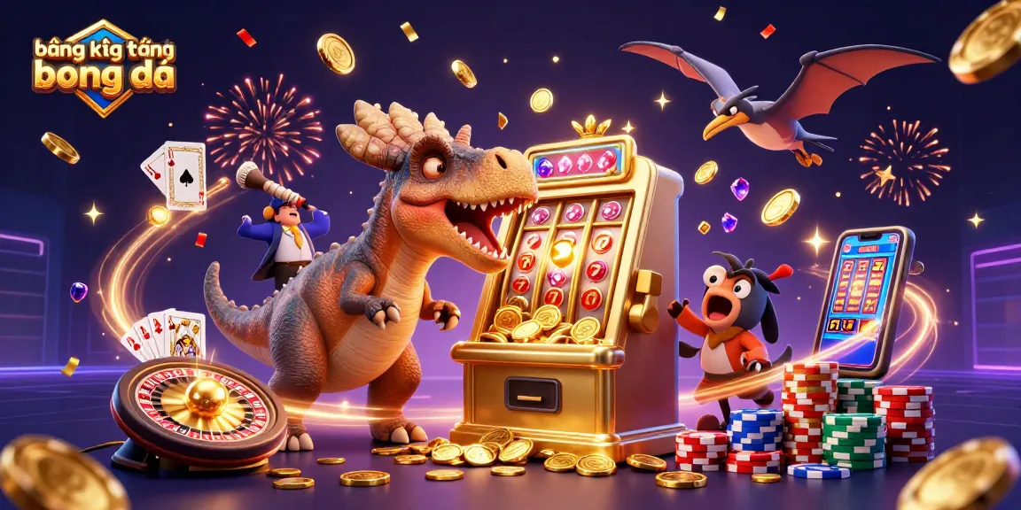 Bảng xếp hạng bóng đá brings excitement with thrilling slot action and cascading coins in this vibrant 3D scene.